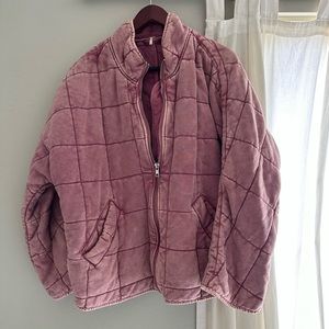 Free People dolman quilted jacket
